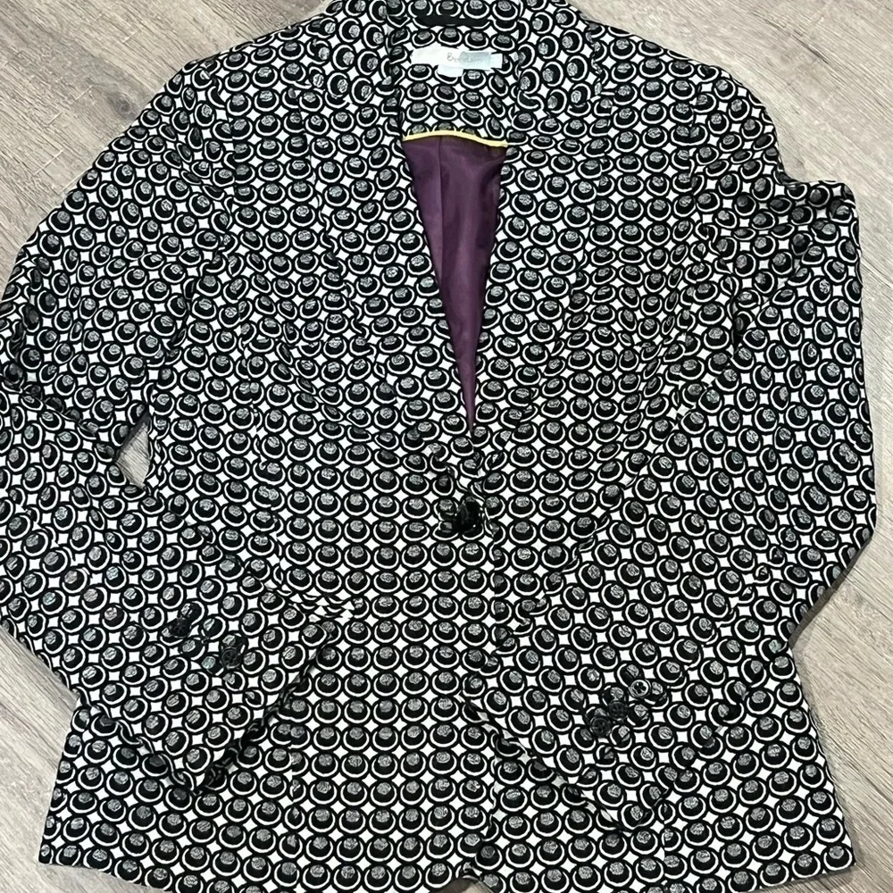 Women’s Boden Size US 4 Made in Turkey Wool Blend Single Button Blazer Coat - Picture 3 of 9
